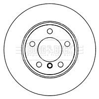 BORG & BECK Тормозной диск BBD5264